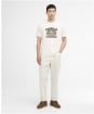 Men's Barbour International Talisman Graphic T-Shirt - Whisper White