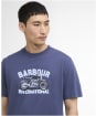 Men's Barbour International Shifter Graphic Print T-Shirt - Oceana