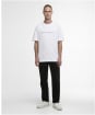 Men's Barbour International Outline Motor Graphic T-Shirt - White