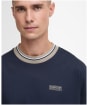Men's Barbour International Oversized Taley Tipped T-Shirt - Navy
