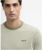 Men's Barbour International Halls Textured T-Shirt - Burnt Olive