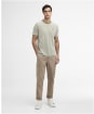 Men's Barbour International Halls Textured T-Shirt - Burnt Olive