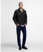 Men's Barbour International Merton Waxed Jacket - Black