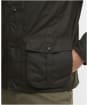 Men's Barbour Sander Waxed Jacket - Olive