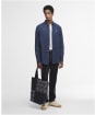 Barbour Transport Patchwork Tote Bag - Navy