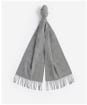 Barbour Plain Lambswool Scarf - Light Grey Marl