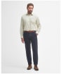 Men's Barbour Field Tattersall Shirt - Classic collar - GREEN/BROWN 2