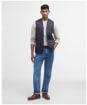 Men's Barbour Quilted Waistcoat / Zip-in Liner - Navy