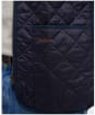 Men's Barbour Quilted Waistcoat / Zip-in Liner - Navy