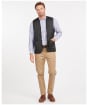 Men's Barbour Quilted Waistcoat / Zip-in Liner - Black