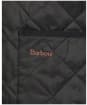 Men's Barbour Quilted Waistcoat / Zip-in Liner - Black