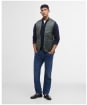 Men's Barbour Classic Quilted Waistcoat / Zip-In Liner - Olive