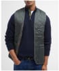 Men's Barbour Classic Quilted Waistcoat / Zip-In Liner - Olive
