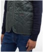 Men's Barbour Classic Quilted Waistcoat / Zip-In Liner - Olive
