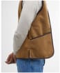 Men's Barbour Warm Pile Waistcoat / Zip-In Liner - Brown