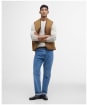 Men's Barbour Warm Pile Waistcoat / Zip-In Liner - Brown