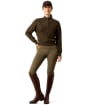 Women's Ariat Foxleigh 1/2 Zip Wool Sweater - Earth