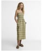 Women's Barbour Orla Midi Dress - Sage Green Tartan