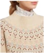 Women's Schöffel Tresness Fairisle Jumper - Port / Lake Blue