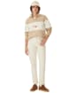 Women's R.M. Williams Trickett Quarter Zip Panel Sweatshirt - Sand