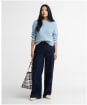 Women's Barbour Fawley Knitted Jumper - Celestial Blue