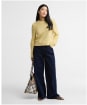 Women's Barbour Fawley Knitted Jumper - Soured Citrus