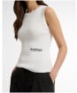 Women's Barbour International Nova Knitted Vest - Cloud