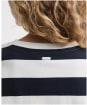 Women's Barbour Cartmel Striped Top - Cloud / Dark Navy Stripe
