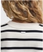 Women's Barbour Aylesby Striped Sweatshirt - Cloud / Dark Navy Stripe