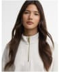 Women's Barbour International Nova Half Zip Sweatshirt - Light Stone