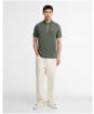 Men's Barbour International Ashmann Tipped Polo Shirt - Thyme