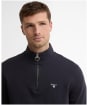 Men's Barbour Rosford Half Zip Sweatshirt - Dark Navy