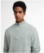 Men's Barbour Ravensworth Half Zip Sweatshirt - Dusty Slate