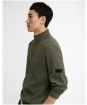 Men's Barbour International Bewley Half Zip Sweatshirt - Thyme