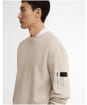 Men's Barbour International Bewley Crew Neck Sweatshirt - Mist