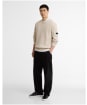 Men's Barbour International Bewley Crew Neck Sweatshirt - Mist