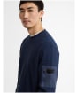 Men's Barbour International Bewley Crew Neck Sweatshirt - Oxford Navy
