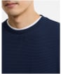 Men's Barbour International Bewley Crew Neck Sweatshirt - Oxford Navy