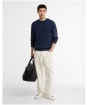 Men's Barbour International Bewley Crew Neck Sweatshirt - Oxford Navy