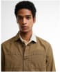 Men's Barbour Rickfell Ripstop Overshirt - Clay