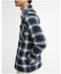 Men's Barbour International Elm Checked Overshirt - Oxford Navy