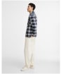 Men's Barbour International Elm Checked Overshirt - Oxford Navy