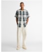 Men's Barbour Croft Short Sleeve Summer Shirt - Meadow Brook Tartan