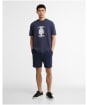 Men's Barbour International Hocking Graphic T-Shirt - Oxford Navy