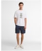 Men's Barbour International Hocking Graphic T-Shirt - White