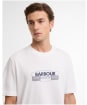 Men's Barbour International Leighton Graphic T-Shirt - White