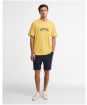 Men's Barbour International Leighton Graphic T-Shirt - Misted Yellow