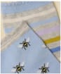  Women's Joules Everyday Sock - 2 Pack - Blue Bee