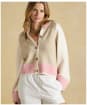 Women's Joules Nora Colourblock Cardigan - Cream