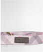 Barbour Tartan Printed Dog Lead - Pink Tartan